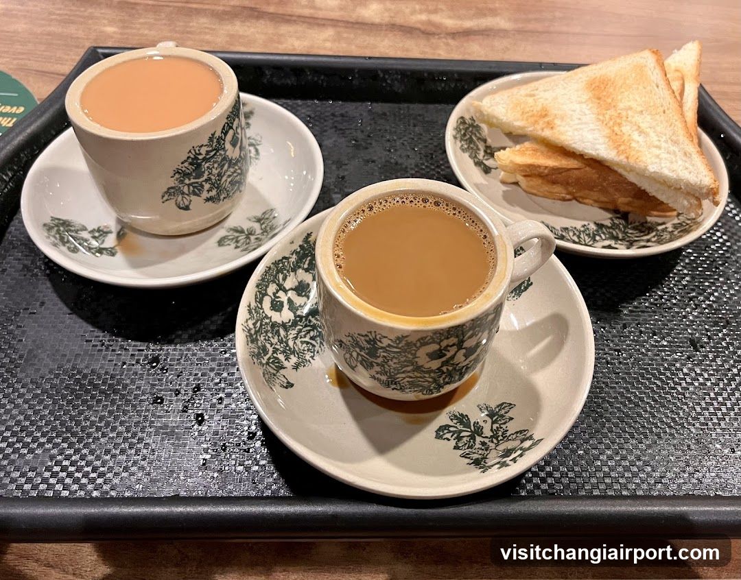 Kopi-O-Mee with Toast