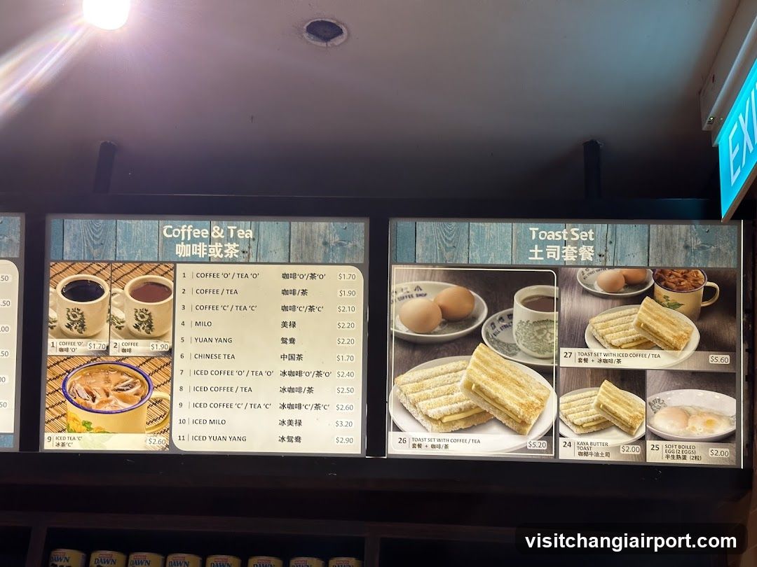 Coffee & Tea Menu Board