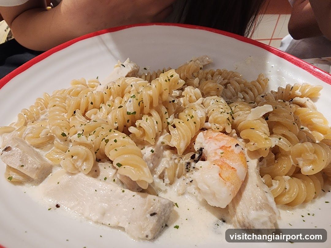 Pasta with Shrimp and Fish