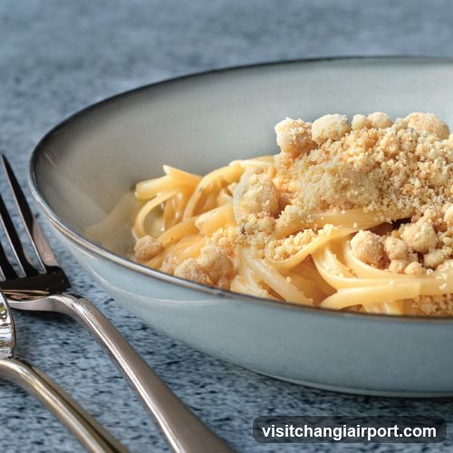 Pasta with Crumb Topping
