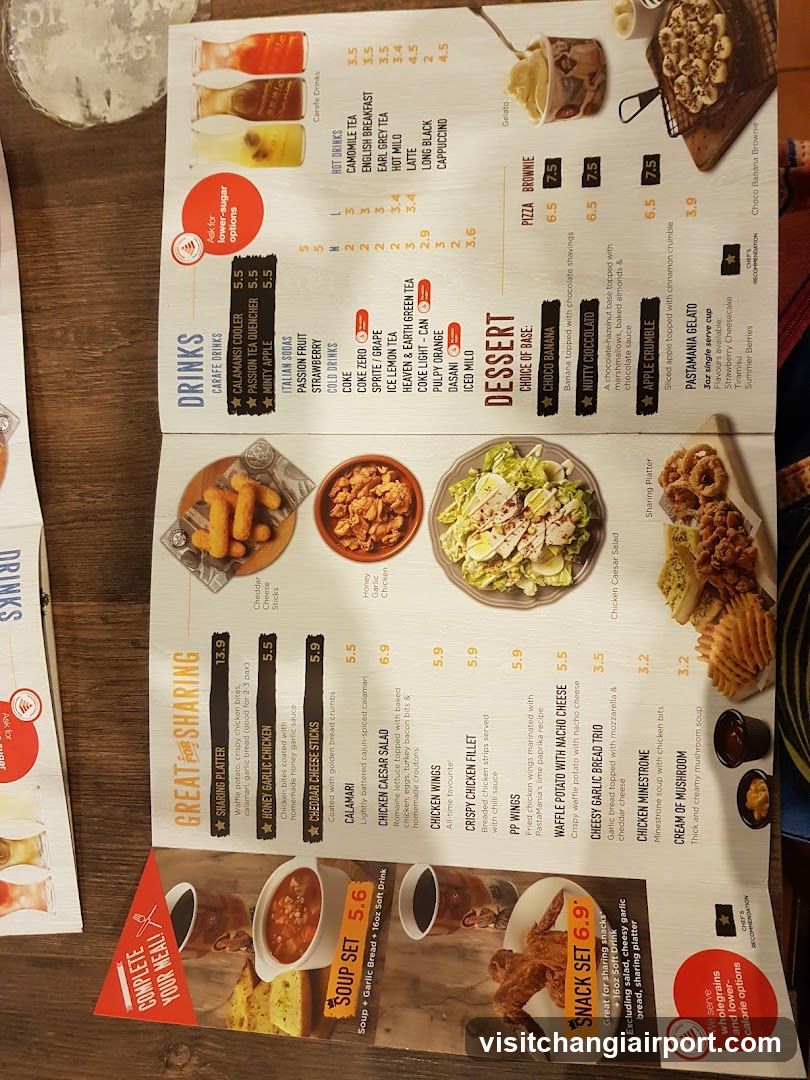 Restaurant Menu Spread