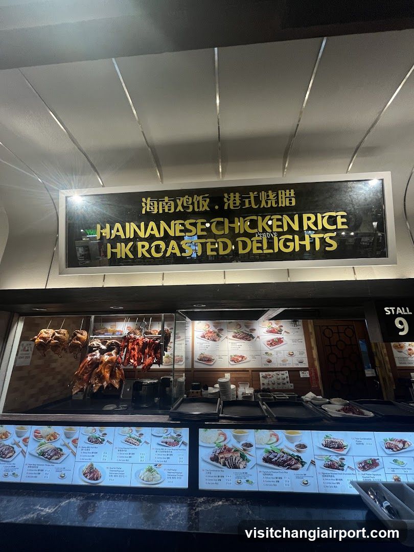 Hainanese Chicken Rice & HK Roasted Delights Stall