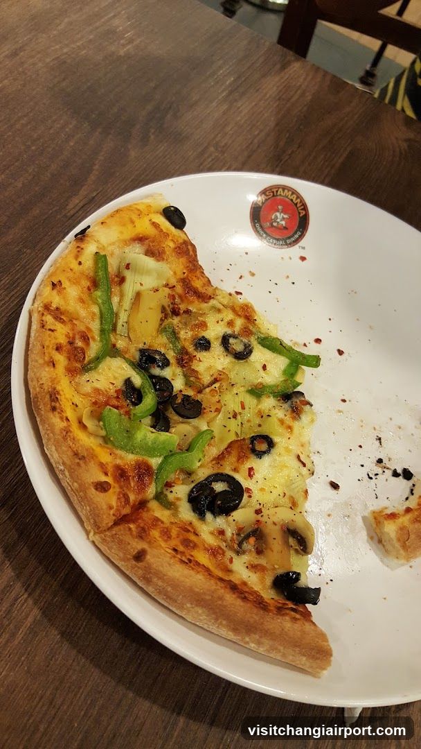 Pizza Slice on Plate