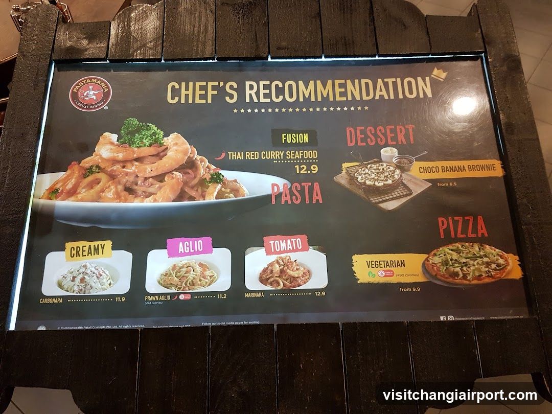 Chef's Recommendation Menu Board