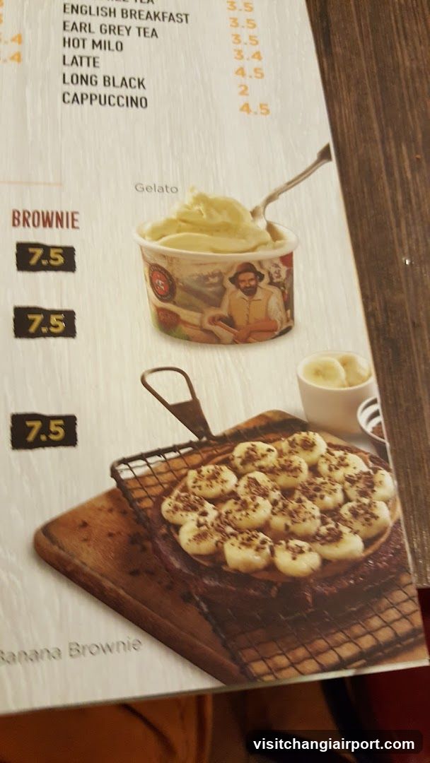 Coffee and Dessert Menu Page