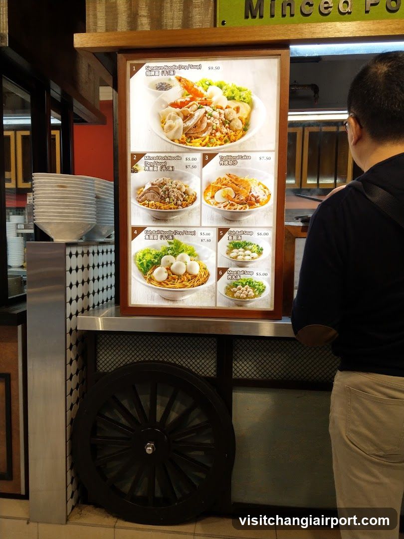 Noodle Shop Menu Board