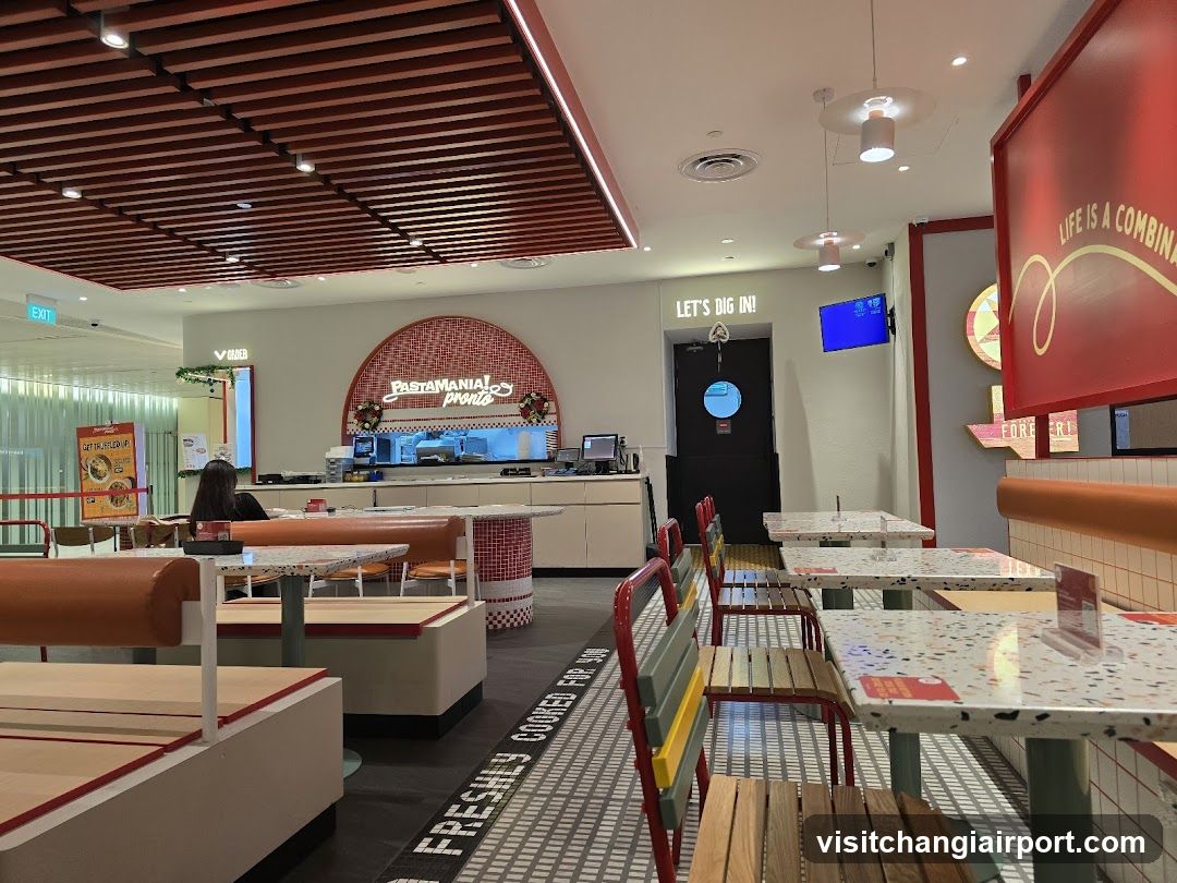 Restaurant Interior with Seating Area