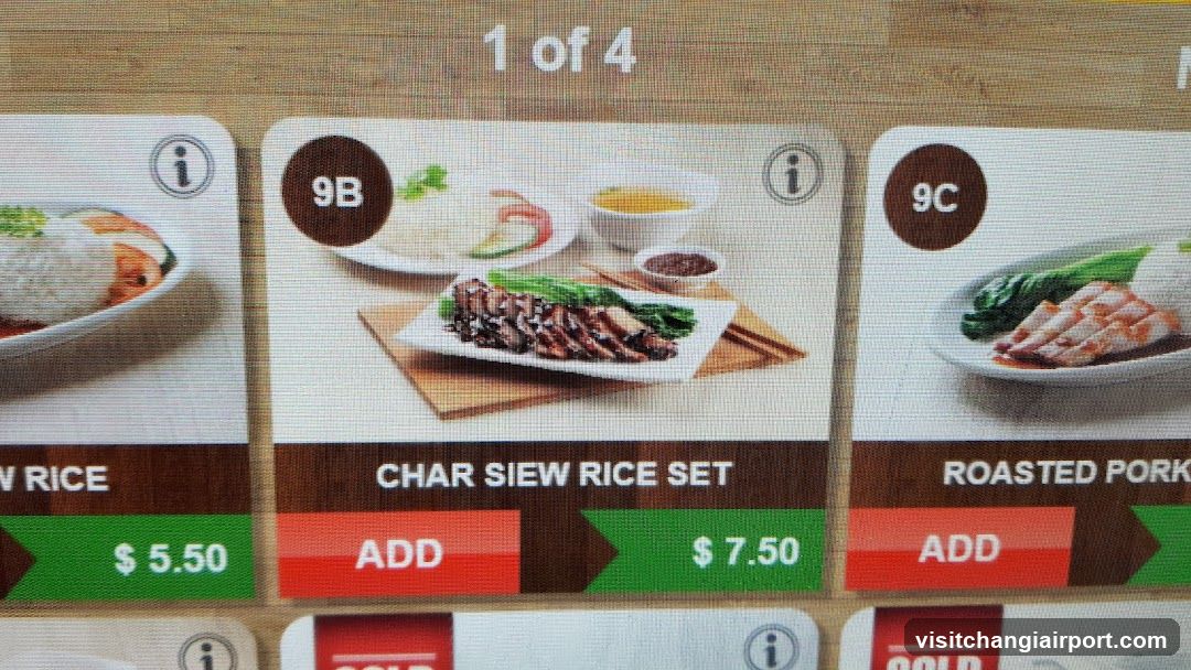 Food Menu Display