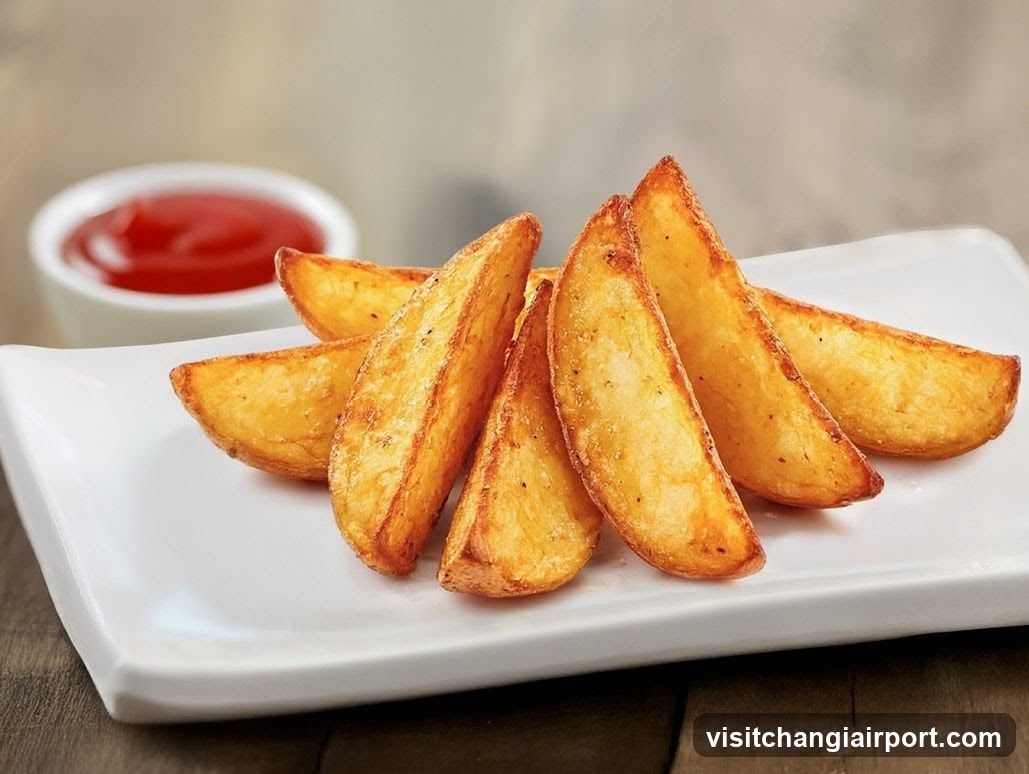 Potato Wedges with Ketchup
