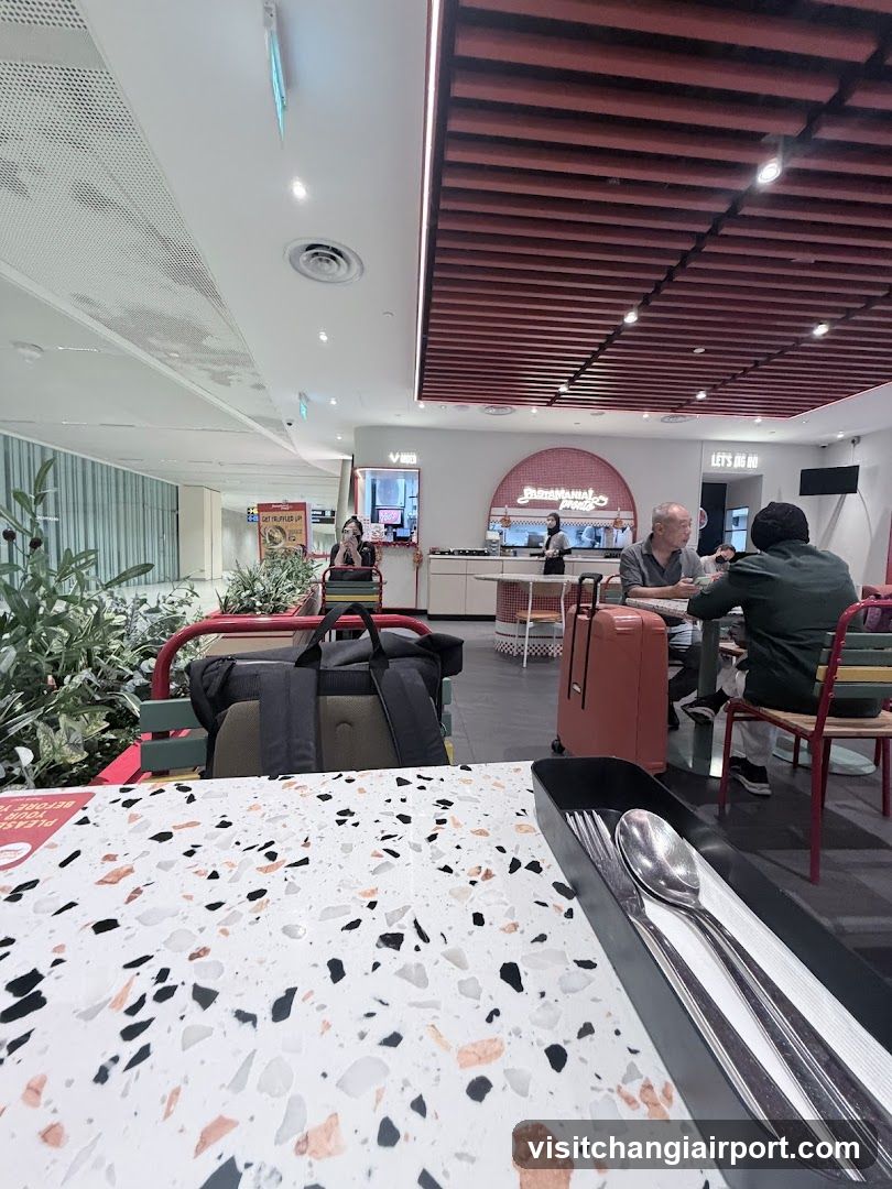 Airport Lounge Dining Area