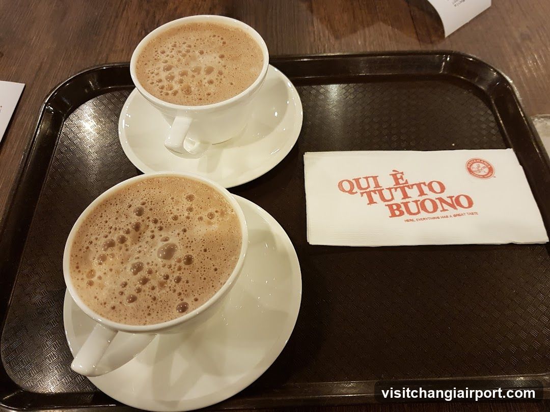 Coffee on a tray