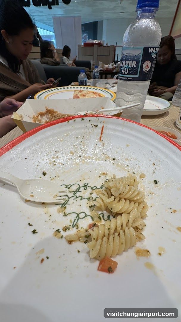 Eating at a restaurant