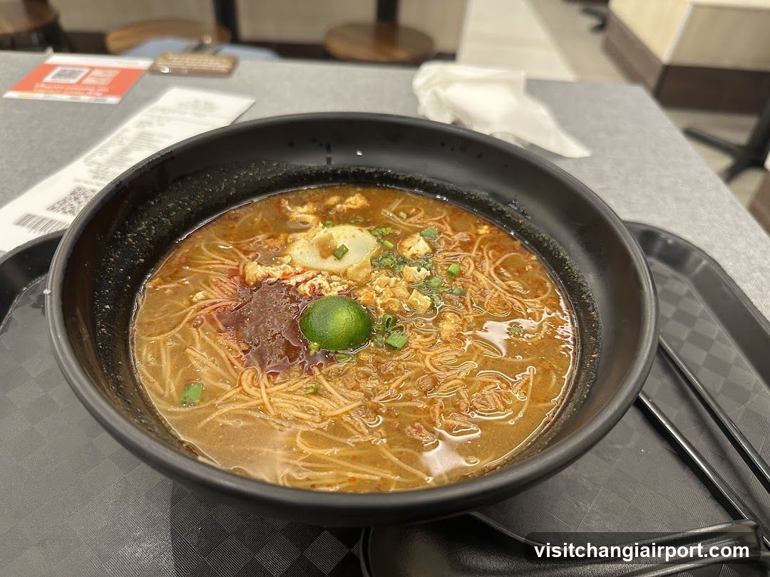 Bowl of Noodles with Lime and Chili Oil