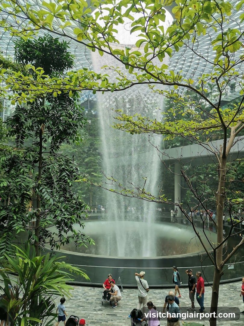 Indoor Waterfall Scene