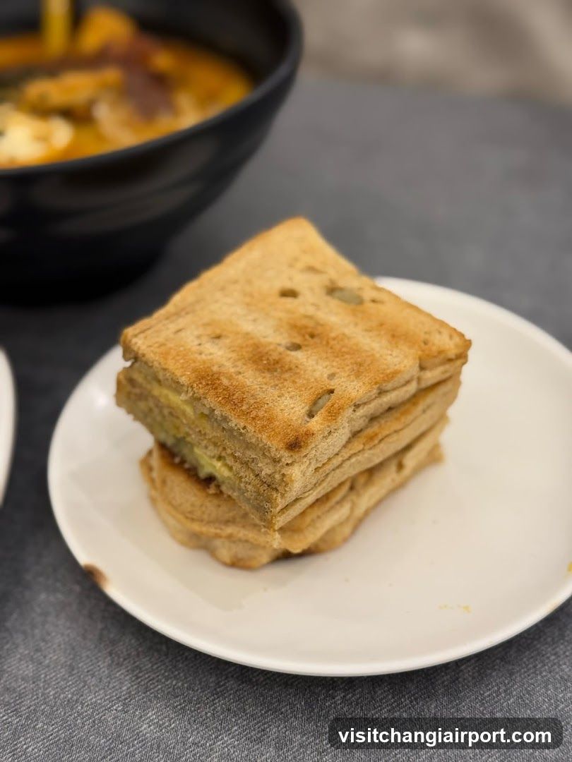 Toasted Sandwich with Curry Bowl