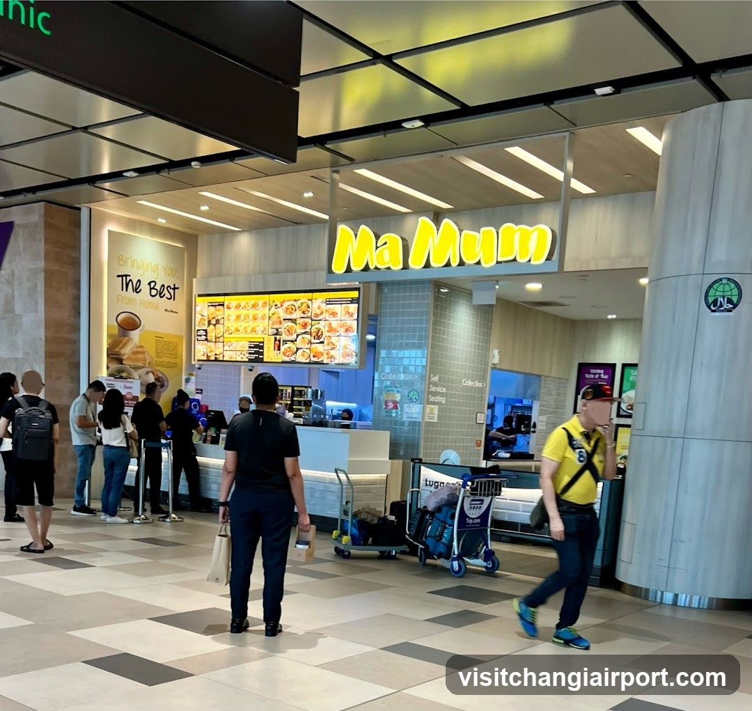 Airport Food Court Scene