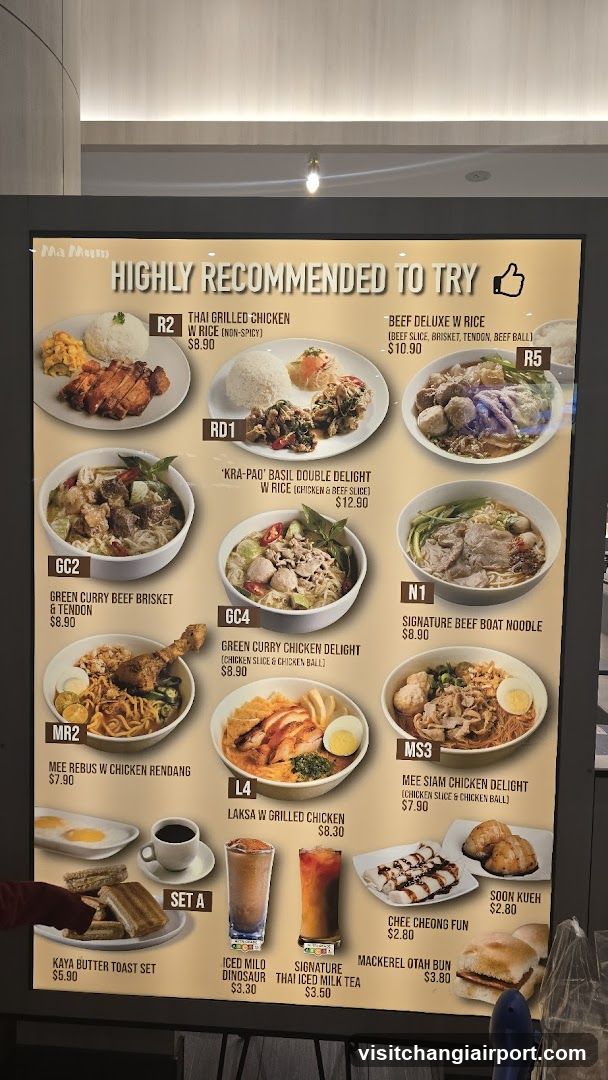 Highly Recommended to Try Menu Board