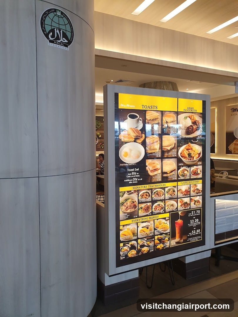 Food Menu Board Display