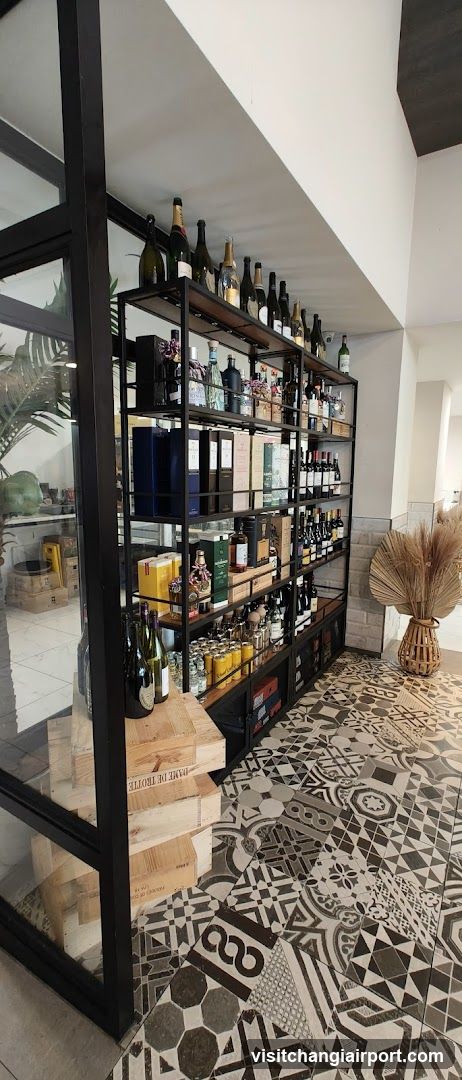 Interior Wine and Spirits Display