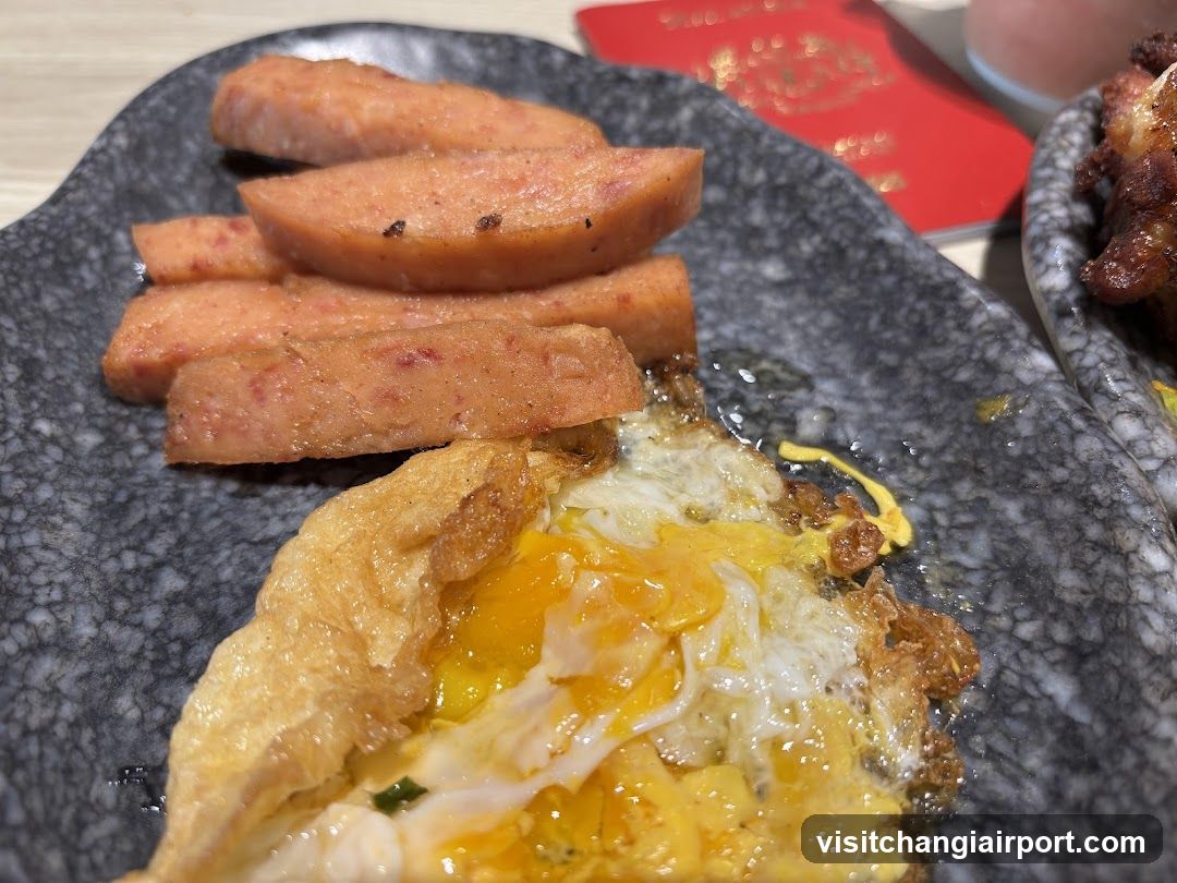 Breakfast Plate with Fried Egg and Sausage