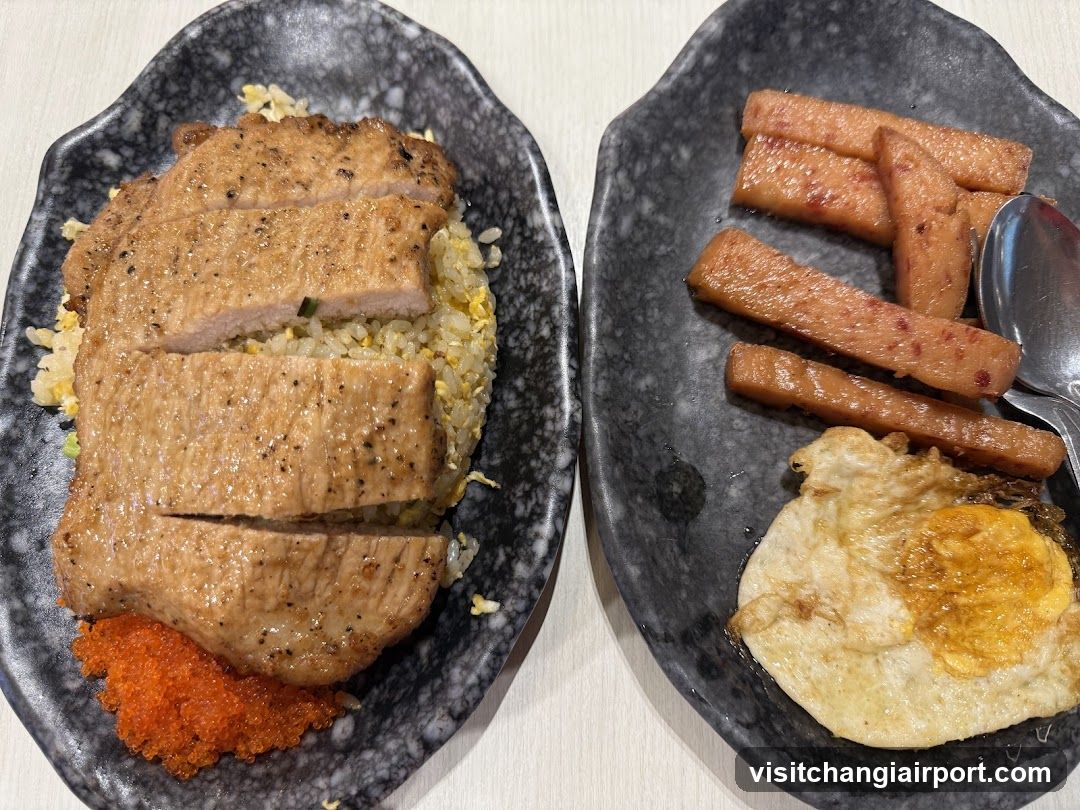 Pork Rice Bowl and Side Dish