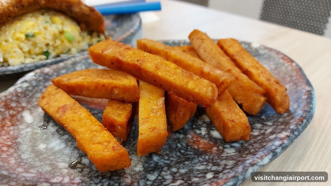 Sweet Potato Fries and Fried Rice
