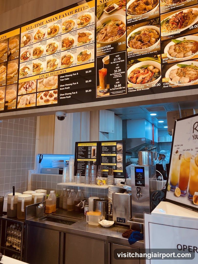 Food Stall Interior View