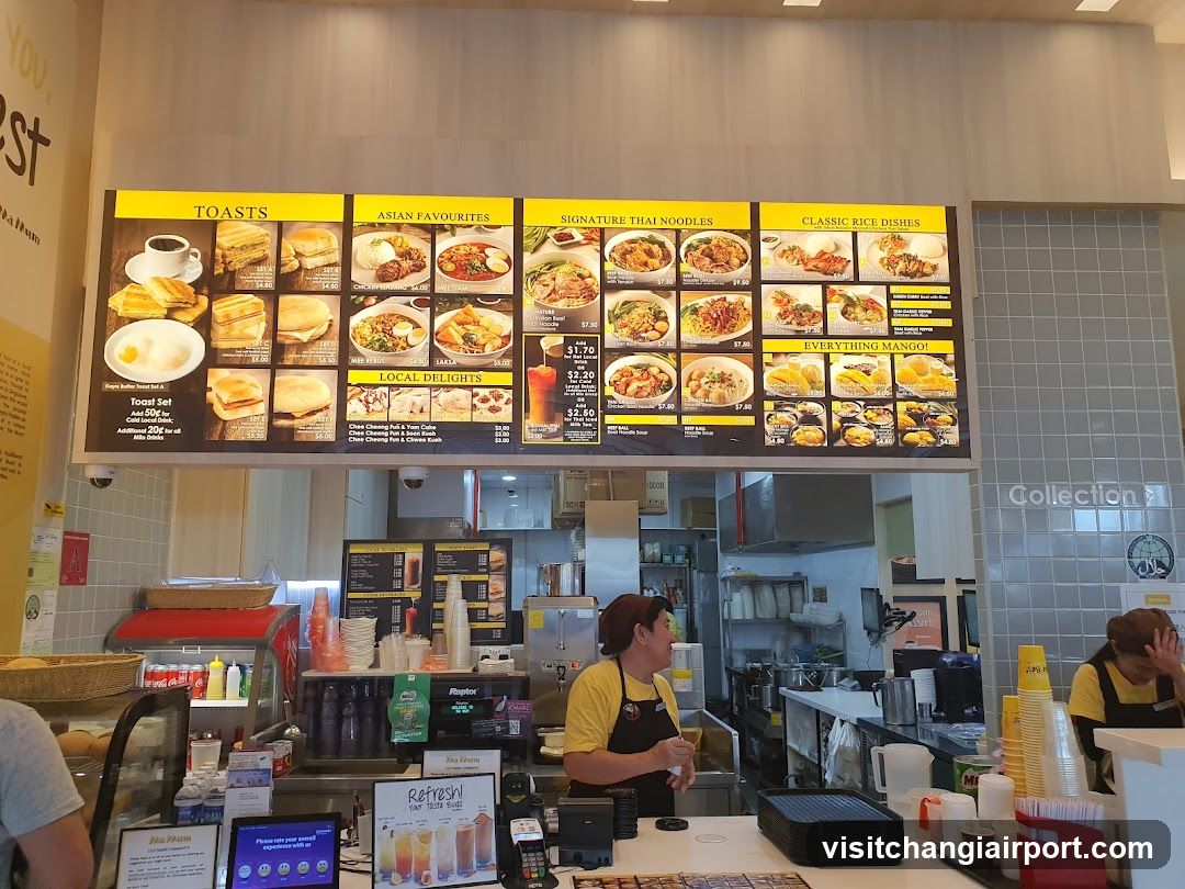 Food Court Counter Interior