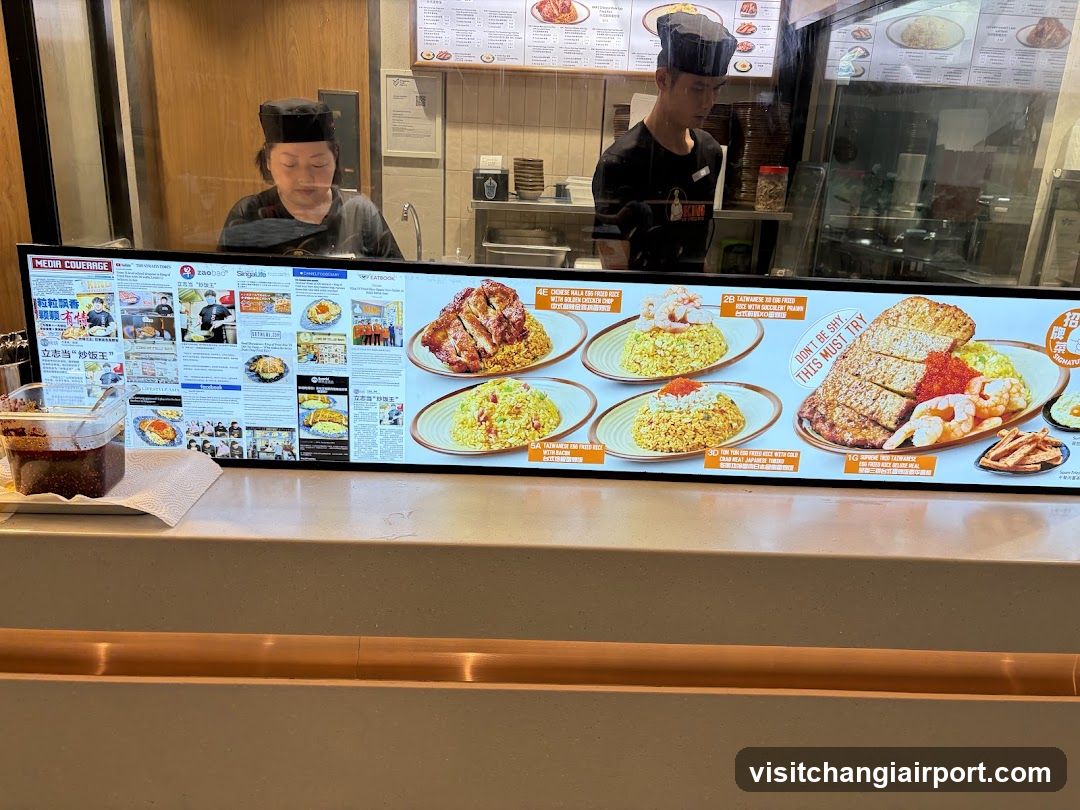 Food Counter Display