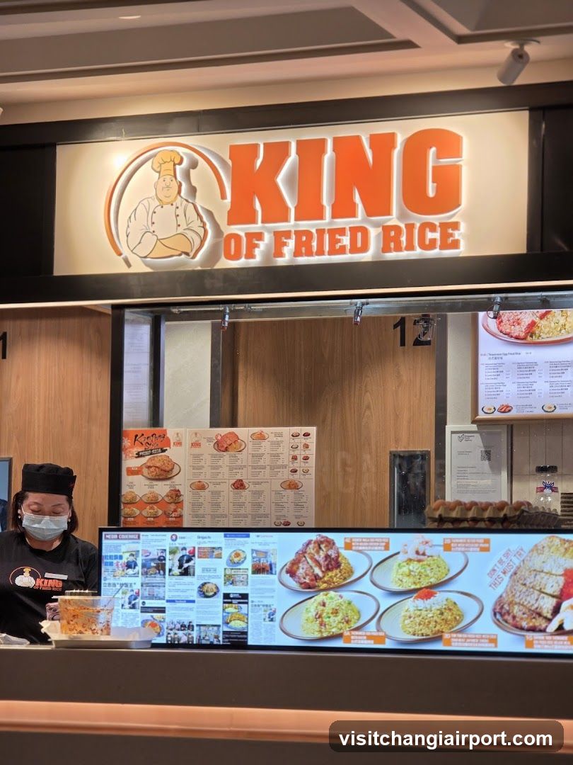 King of Fried Rice Counter