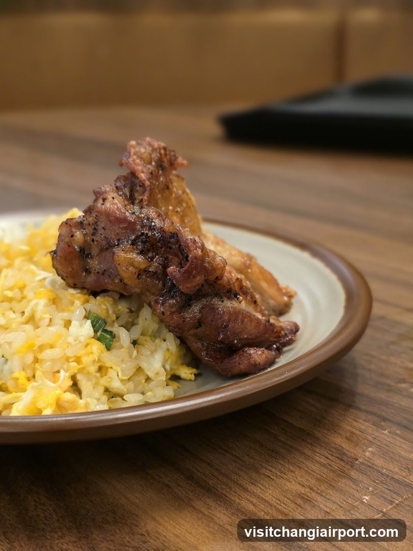 Plate of Fried Rice with Meat