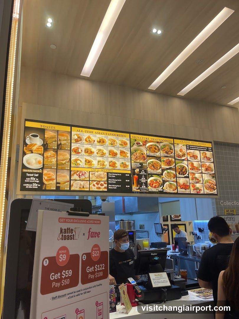 Kaffa & Toast Counter Interior