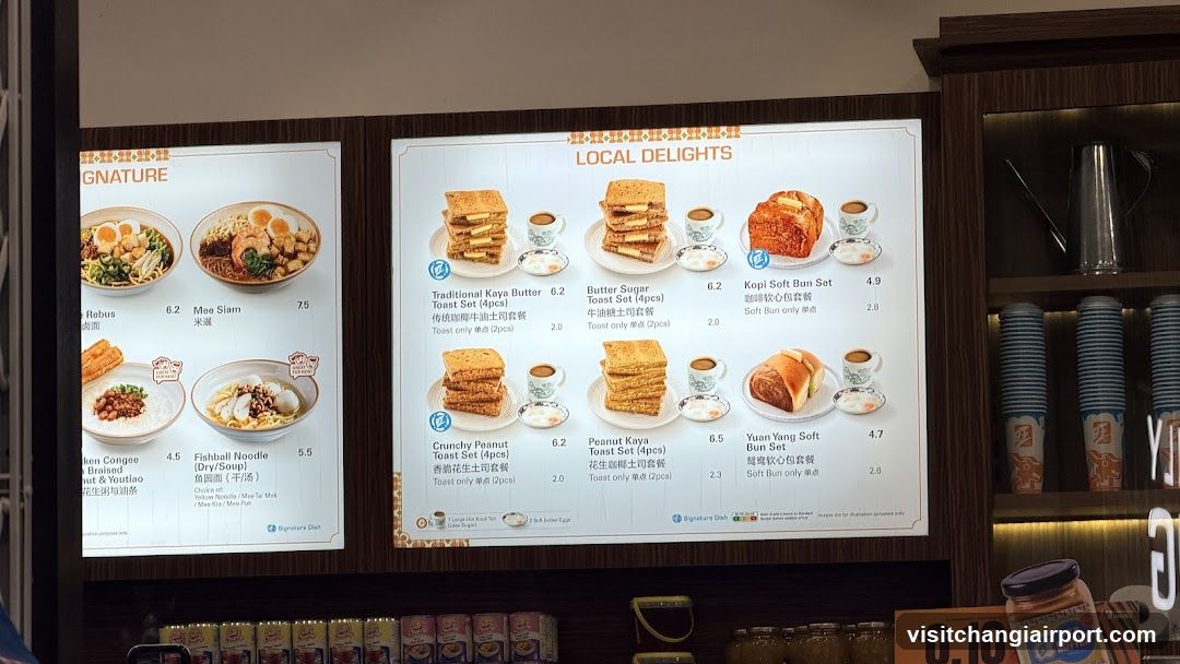 Signature Dish & Local Delights Menu Board