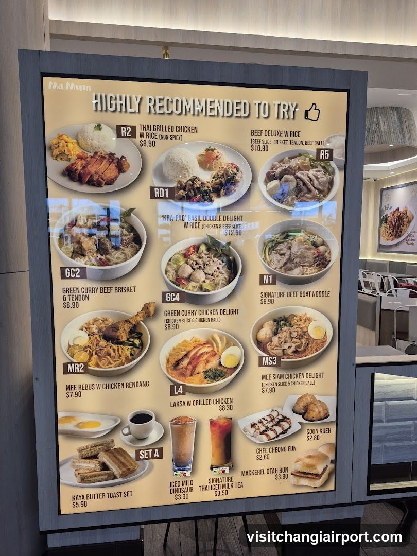 Highly Recommended to Try Menu Board