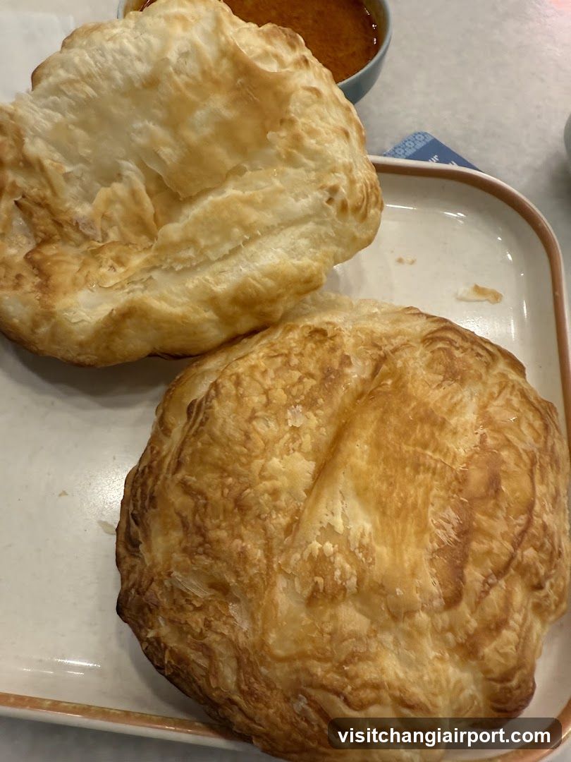 Flaky Pastries on a Plate