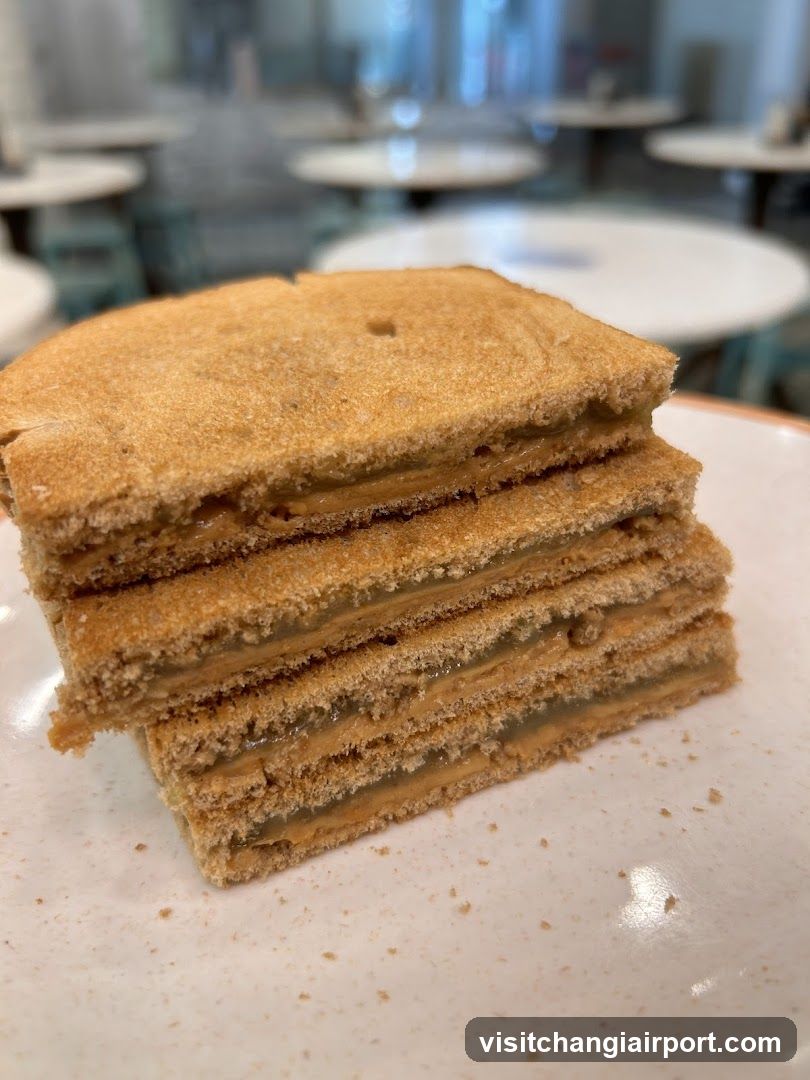Layered Toast Sandwich