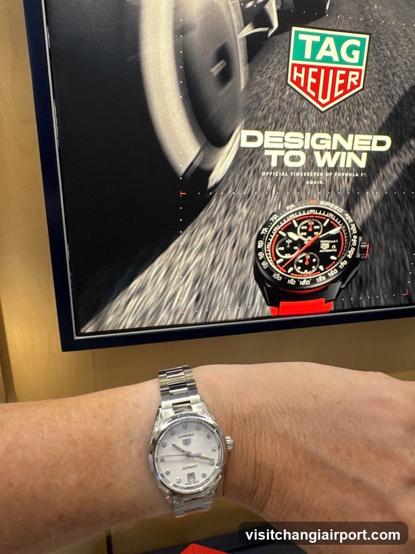 Tag Heuer Watch Display