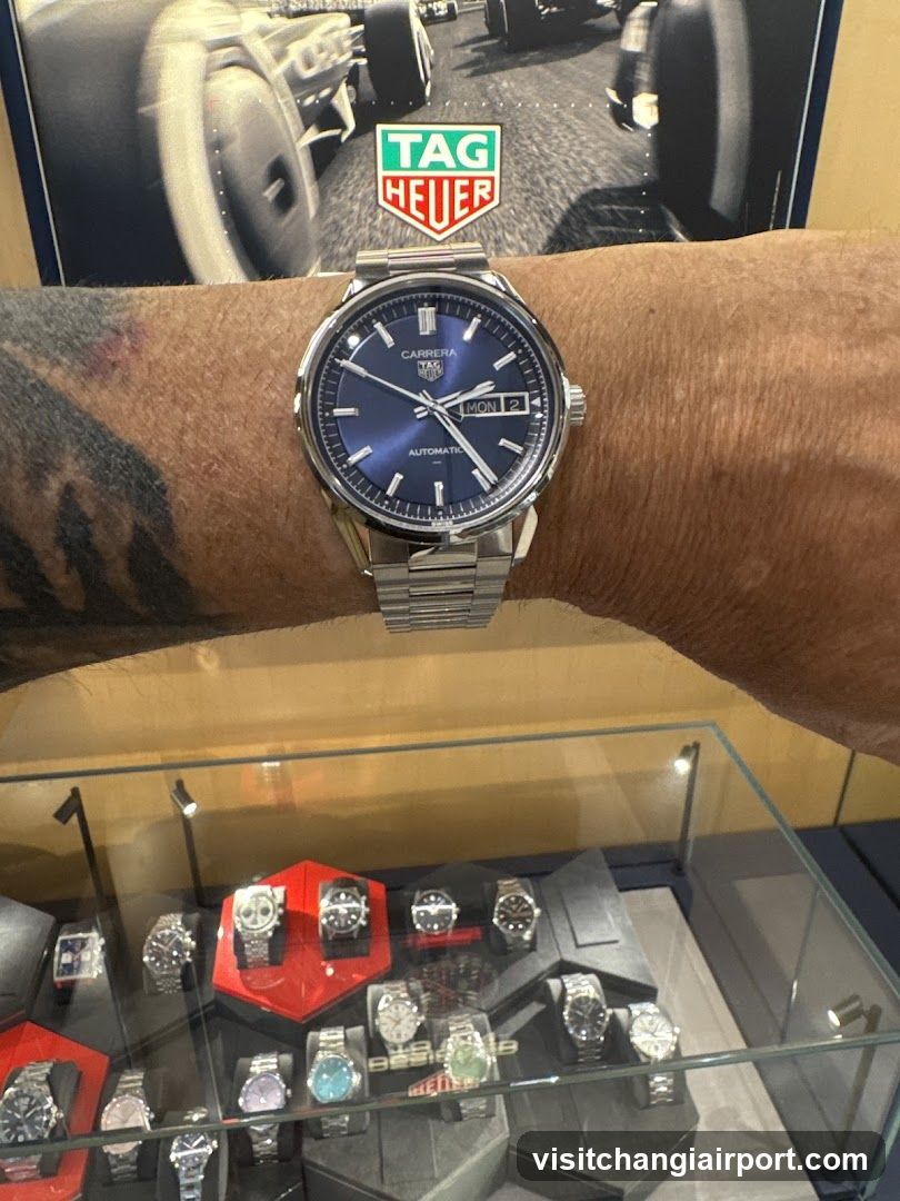 TAG Heuer Watch Display