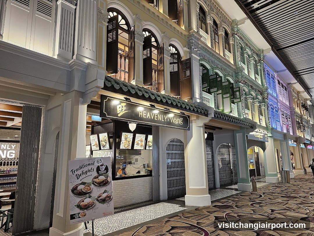 Heavenly Wang Shop Front with Menu Display