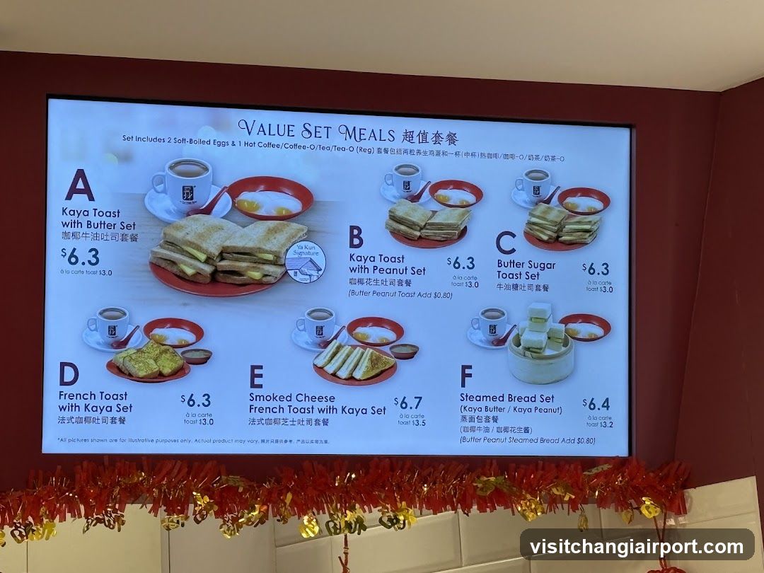 Value Set Meals Menu Board