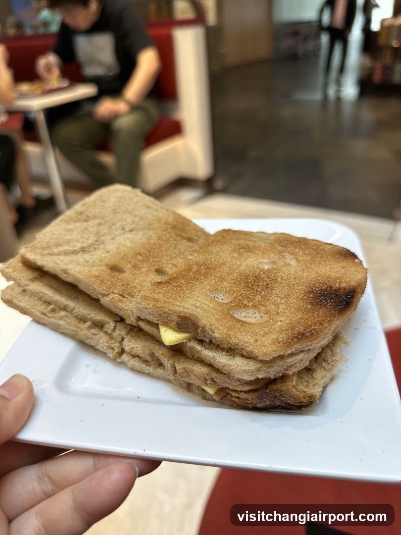 Toasted Sandwich in Restaurant Interior