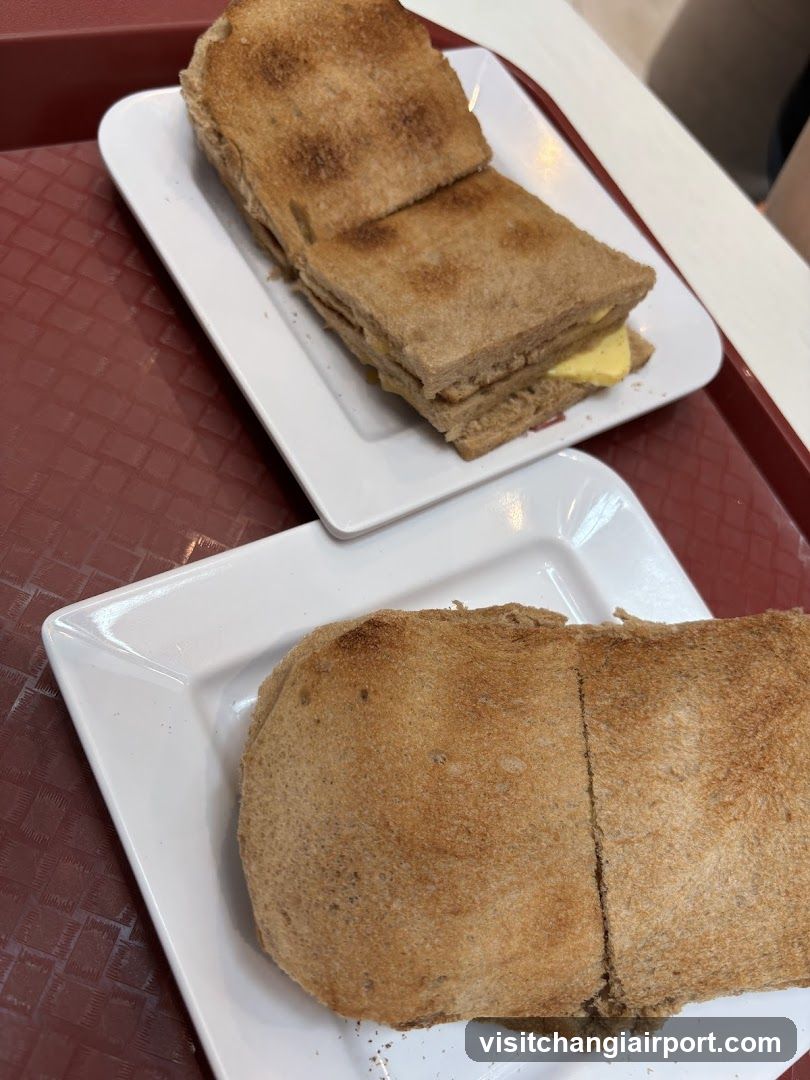 Toasted Sandwiches on Trays