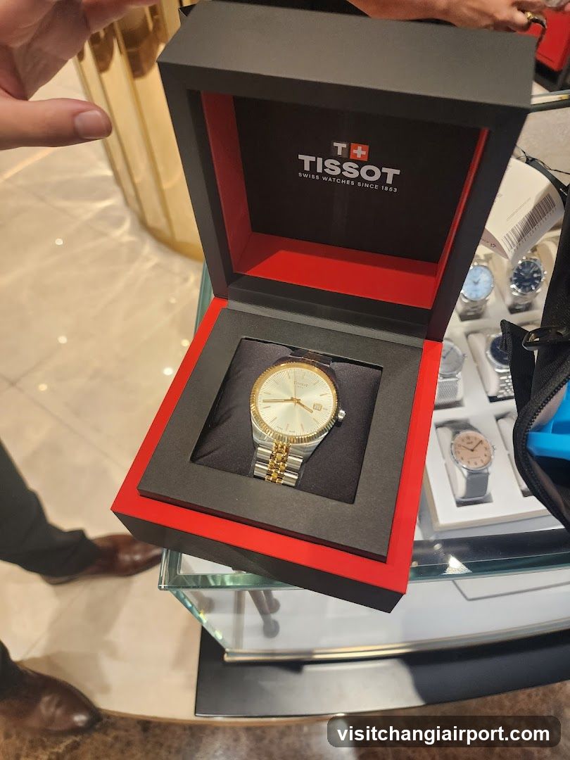 Tissot Watch Display