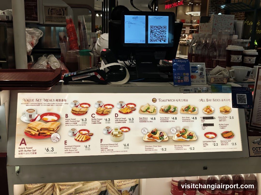 Value Set Meals & Toastwich Menu Board
