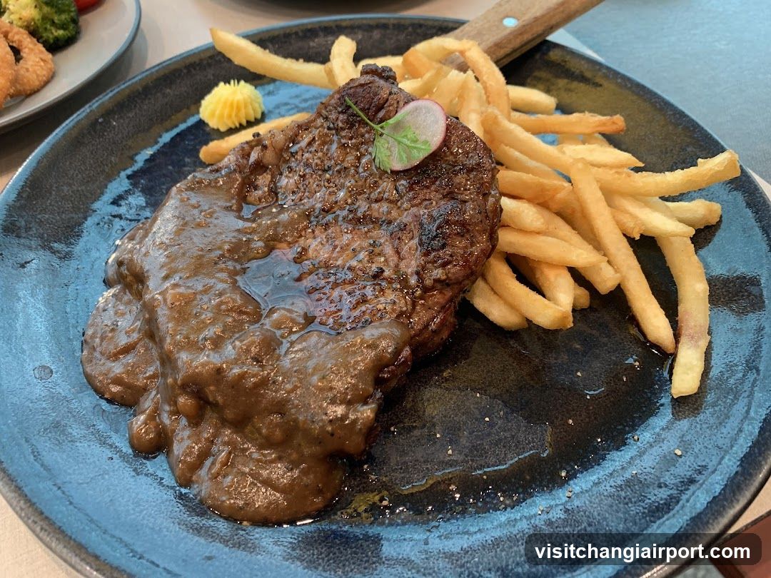 Steak with Fries and Gravy