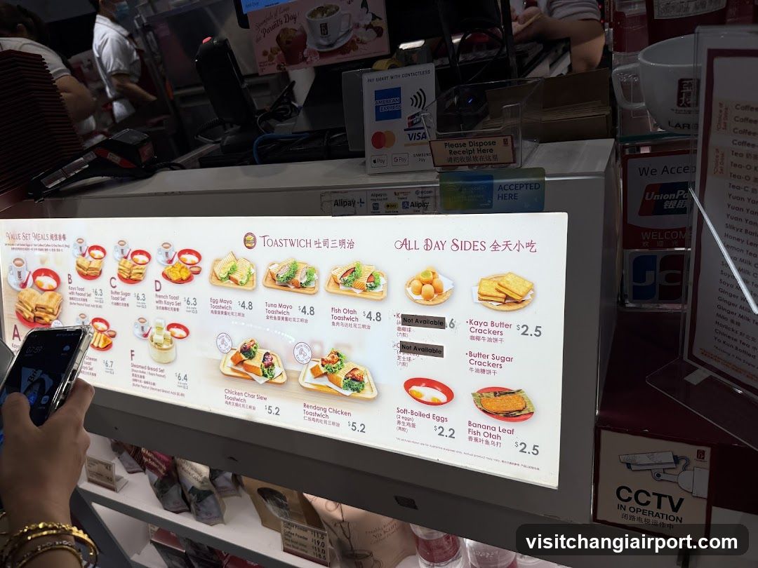Toastwich & All Day Sides Menu Board