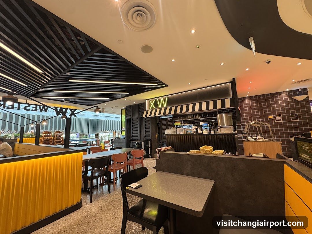 Restaurant Interior with Buffet Area