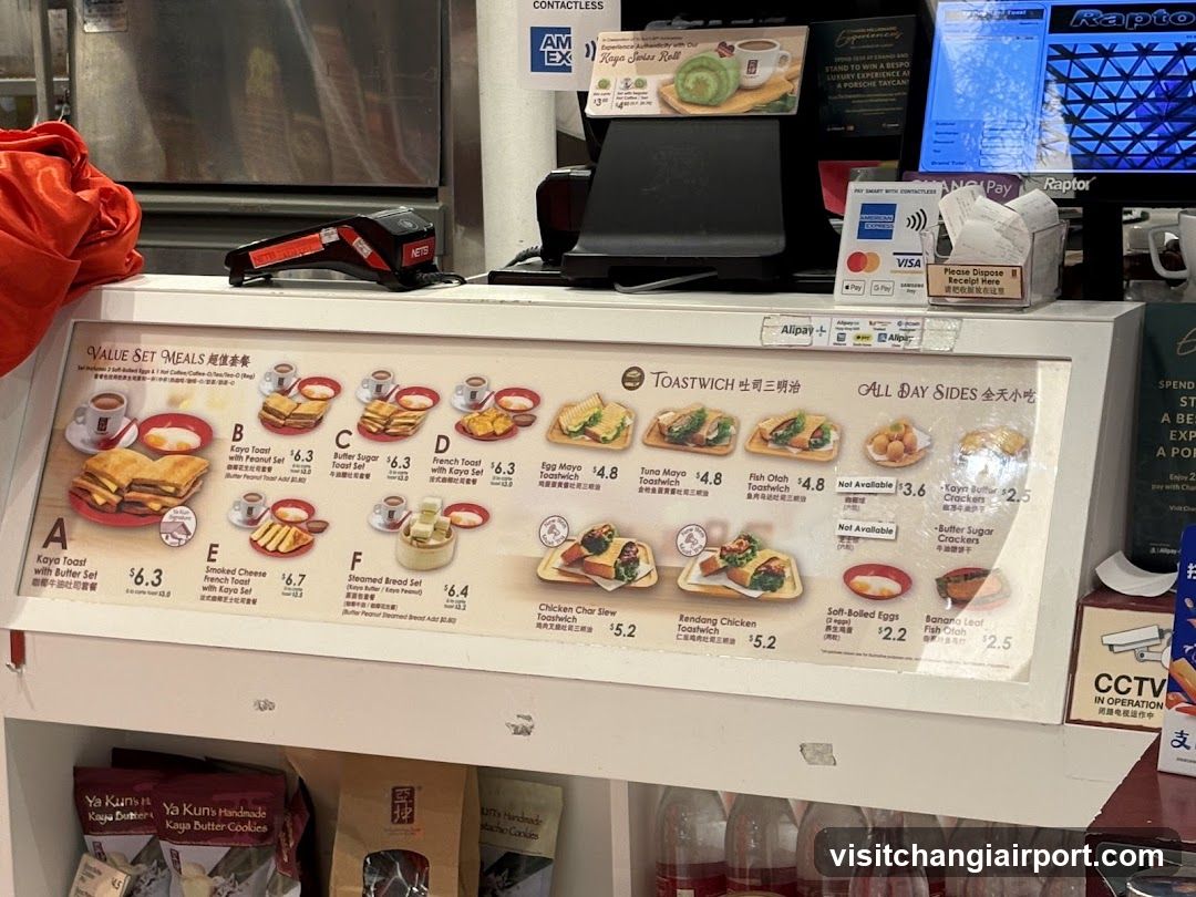Toastwich Menu Board