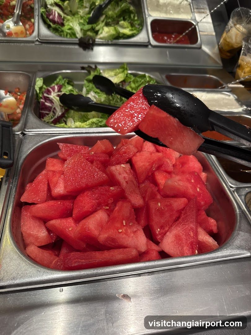 Salad Bar with Watermelon