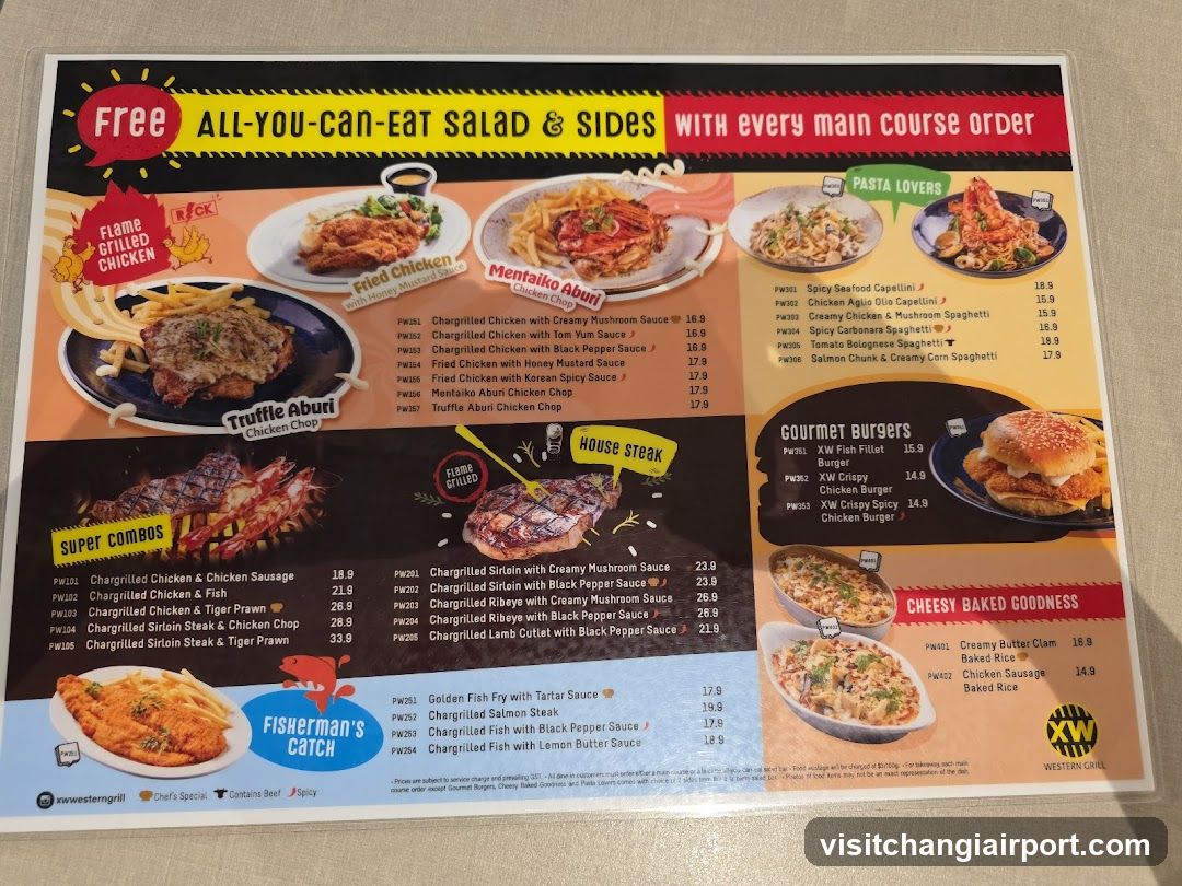 Western Grill Menu